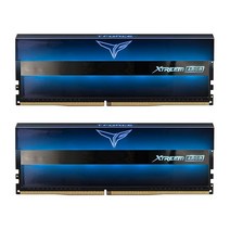 TEAMGROUP T-Force Xtreem ARGB 4000MHz CL18 16GB (2x8GB) PC4-32000 듀얼 채널 DDR4 DRAM 데스크탑 게이밍 메모리 램 (화이, 16GB (8GBx2) _Blue