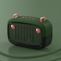 샤오미 삼성 호환용 무선 블루투스 휴대용 미니 스피커 야외 방수 Hifi 스테레오 사운드 서브 우퍼 FM 라디오, [06] green