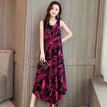 SAMARA 여자 비치 원피스 트로피칼 빅사이즈 면원피스 mWPS023