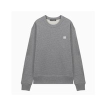 21SS 아크네 스튜디오 포바 페이스 로고 그레이 멜란지 맨투맨 CI0072 GREY MELANGE CI0072GREYMELANGE