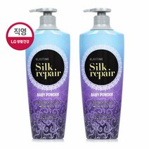 엘라스틴 실크 베이비파우더 린스 550ml_2개, 단품없음