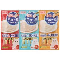 고양이 면역력강화 무스타입 유산균스틱4p 4개, SC-231(참치)