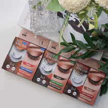 노글루 3초 속눈썹 퀵래쉬 인모 NO접착제 원터치 셀프 아이돌 속눈썹 붙이기, 4쌍+4쌍, 내츄럴