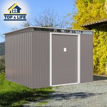 탑앤라이프 클래식-펜트 그레이(웜톤) 컬러 조립식창고/야외창고/농막/이동식창고/전원주택창고/정원창고/조립창고/창고