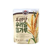 [메가마트]CJ 백설 우리땅 우리밀 밀가루 750g, 옵션1. 우리땅 우리밀 밀가루 750g