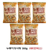 동아제과 누룽지향사탕 300g 5봉, 1개