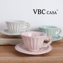 VBC CASA 폰다코 스트라이프 티잔&소서 택1, 없음, 03.VBC 폰다코 스트라이프 티잔_핑크, 1개
