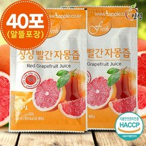 싱싱 빨간 자몽즙 40포(알뜰포장), 100ml, 40개