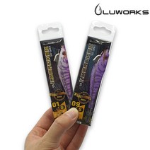 루웍스 LWE-05 퍼플이네 프리미엄 삼봉에기 S 110mm 갑오징어 한치 쭈꾸미 낚시, 12
