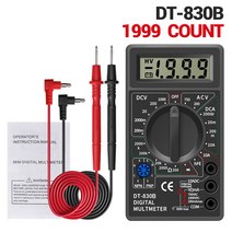 핸드 헬드 DT830B 디지털 멀티 미터 AC/DC LCD 미니 전압계 전류계 옴 테스터 750/1000V 프로브와 높은 안, 01 Digital Multimeter