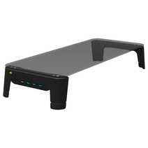 지니비 GMS2 스마트 3.0 컴퓨터 모니터받침대 선반, GMS2+USB3.0 HUB셋트