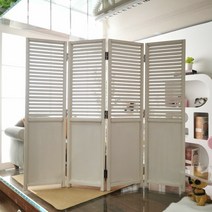 현관 가벽 원룸 공간분리 파티션 분할 만들기 주방 미용실 인테리어 거실 스튜디오, 높이 31CM 흰색 4단 스크린