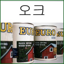 20리터 유로오일스테인 붓2로라1증정 오일스텐 중금속no 유로, 오크, 20l, 1개