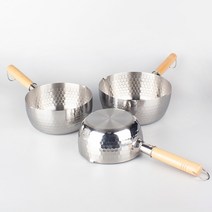 스텐 함마톤 편수 냄비 곰보냄비 라면냄비, one color, 22cm