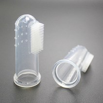 강아지 고양이 양치 손가락 실리콘 칫솔 건강 미용 청결 관리 용품, 10p