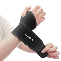 라인벨라 리스트랩 탄탄 손목 보호대 블랙, 1개