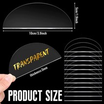 아크릴장식장 레고 호환전시장 투명 아크릴 결혼식 장소 카드 50/30 개 빈 반원 테이블 번호 사인 리셉션 생일 파티 레스토랑, [03] 3mm, [01] 50pcs