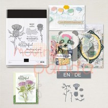 토퍼기계 레터링 커팅기 2023 1 월-4 월 미니 카탈로그 꽃 크리스마스 새로운 클리어 스탬프 및 금속 절단, 27 MP696_03 BOX