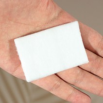 스위스녹스 순면 항균 탈지면 피부샵 대용량 화장솜 절단솜, 1팩, 4*6cm, 1200매