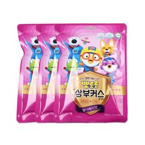 뽀로로 삼부커스 엘더베리맛 비타민c 아연, 3팩, 50정