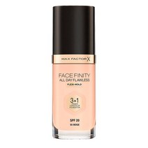 Max Factor 맥스 팩터 페이스피니티 3 In 1 파운데이션 55 베이지 Facefinity Foundation Beige 30ml, 1세트