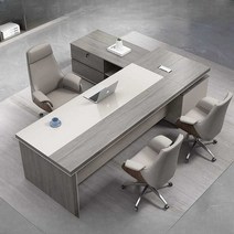 임원용책상 고급 책상 1600 회장 대표실 CEO 데스크, 1. 1.6m 테이블  + 체어