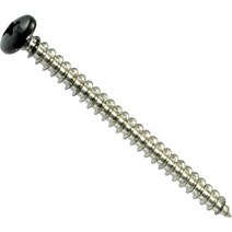 Hard-to-Find Fastener 014973208653 Black Phillips Pan Sheet Metal Screws 10 x 2-1/2 Piece-100 null, 1