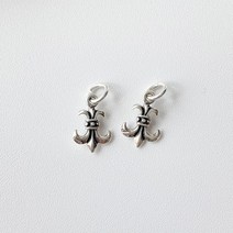 [DP3-029] 실버 부자재 미니 백합 펜던트 팔찌 목걸이만들기 DIY 재료 silver 925
