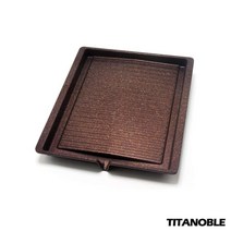/인터쿡 티타노블 사각 불판 그릴 그릴 조리기구 철판 석쇠 구이팬 사각 불판