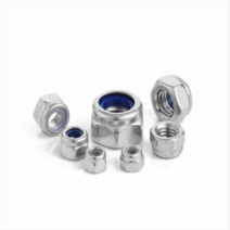 소량낱개/ 스텐 나일론너트 M4 4mm 풀림방지너트 (서스 SUS)