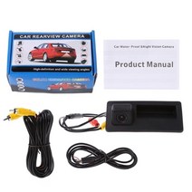 Passat Tiguan Jetta Golf F19A 용 자동차 트렁크 핸들 역방향 후면보기 카메라, 01 F19A1AA200060