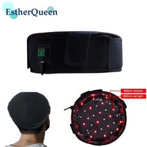 탈모치료기 두피마사지 레이저 estherqueen 660nm 앰프 머리재성장모자헬멧처리를 위한 880nm 근적외선 빨간불 장치