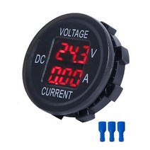디지털 미터 볼트 미터 전류계 LCD Ampere 전력 에너지 탐지기 AMPEREMETER SHUNT, 검은색