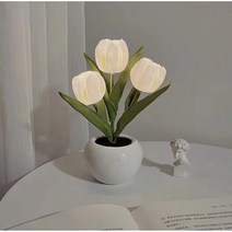 (국내발송) 인어베이스 꽃조명 무드등, 화이트