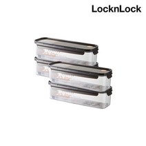 락앤락 [본사]락앤락 비스프리 모듈러 직사각 1.8L (LBF410) 4P 세트, LBF410