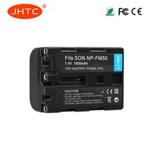 카메라 배터리 밧데리 NP-FM50 카메라 배터리 Sony A100 Series DCR-PC101, 02 2Pcs Battery