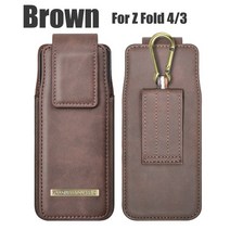 갤럭시폴드4 호환케이스 폴드 4 3 leather bag case galaxy z fold 4 3z flip 4 3 mobile phone protect sleeve z 럭셔리