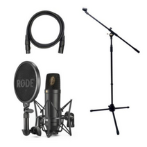 로데 NT1-KIT 콘덴서 마이크+스탠드 패키지, 로데 NT1-KIT 마이크 롱 스탠드 패키지