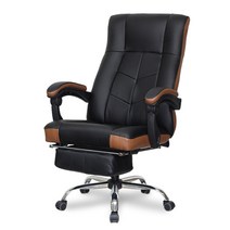 사무실용 소파 컴퓨터의자 임원용 대표 고급 체어, 블랙