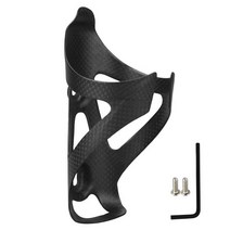 물통케이지 안장 자전거 거치대 경량 물병 초경량 사이클링 탄소 섬유 병 케이지 2 개 홀더 브래킷 로드 바이크 MTB 산악 자전거용 111095, 1pc Matte