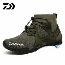 DAIWA-남성용 낚시 신발 캐주얼 메쉬 통기성 스포츠 신발 아웃도어 남성용 고무 부츠, 04 39, 04 A4