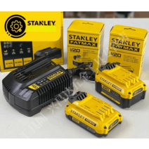 스탠리배터리 SB202 SB204 2.0 4.0Ah 그라인더 렌치, SB204 리튬 배터리(20V4.0 Ah)