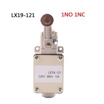 리밋 스위치1pcs Tr경량el Switch MicroLimit AC 380V DC 220V LX19-001 1NO 1NC, 01 LX19-121