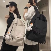 백팩 남성 심플 대용량 여행 백팩 여성 캐주얼 일본계 중학생 고등학생 가방남