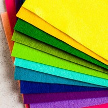 칼라펠트 접착 45cm x 90cm 1마 원단 T펠트 펠트지 휄트지 felt 환경구성, 61.다홍
