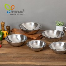 국산 스텐레스 믹싱볼5종세트 (믹싱볼28cm+26cm+24cm+22cm+20cm) 다용도볼