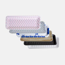 PSP용기 27호 색상별 박스 정육 고기진열 떡 야채 배달 포장 일회용기 PSP트레이 사각, 적그물