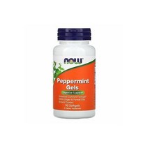 NOW Foods Now Peppermint Gels 90 Softgels GMP Quality Assured