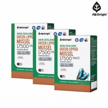 엔젯오리진 뉴질랜드 초록입홍합 분말 초임계 청소년 푸른홍합 추출물 가루 비타민D 뼈건강 30캡슐 3통