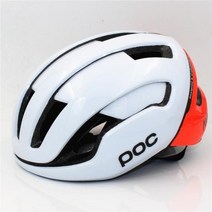 poc raceday omne air spin road 헬멧 사이클링 남성 여성 초경량 에어로 헬멧 산악 자전거 컴포트 안전 eps 캡 사이즈: 54-62, 58-62, 화이트 오렌지